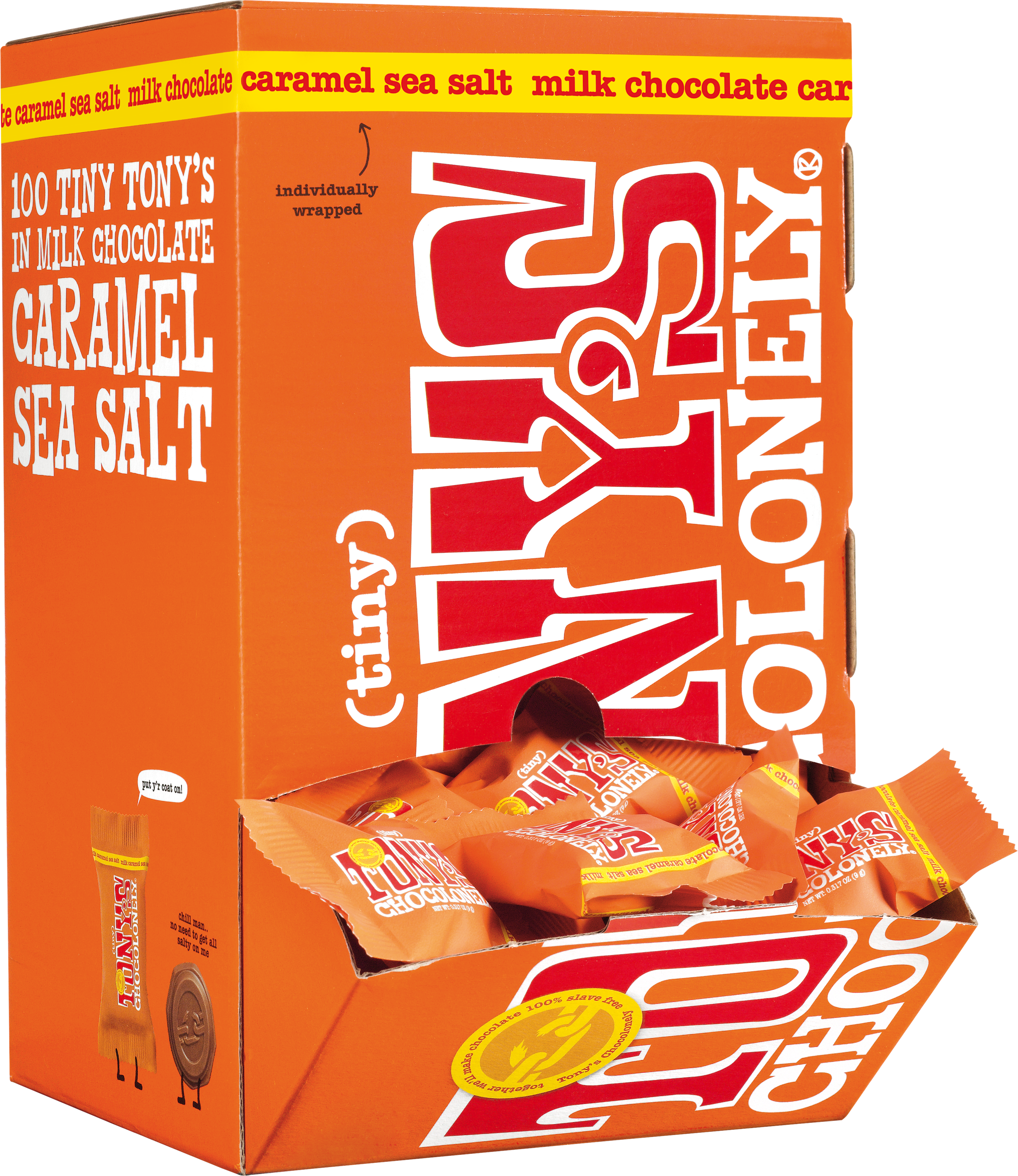 Tiny Tony's milk caramel sea salt-Tony’s Chocolonely United Kingdom
