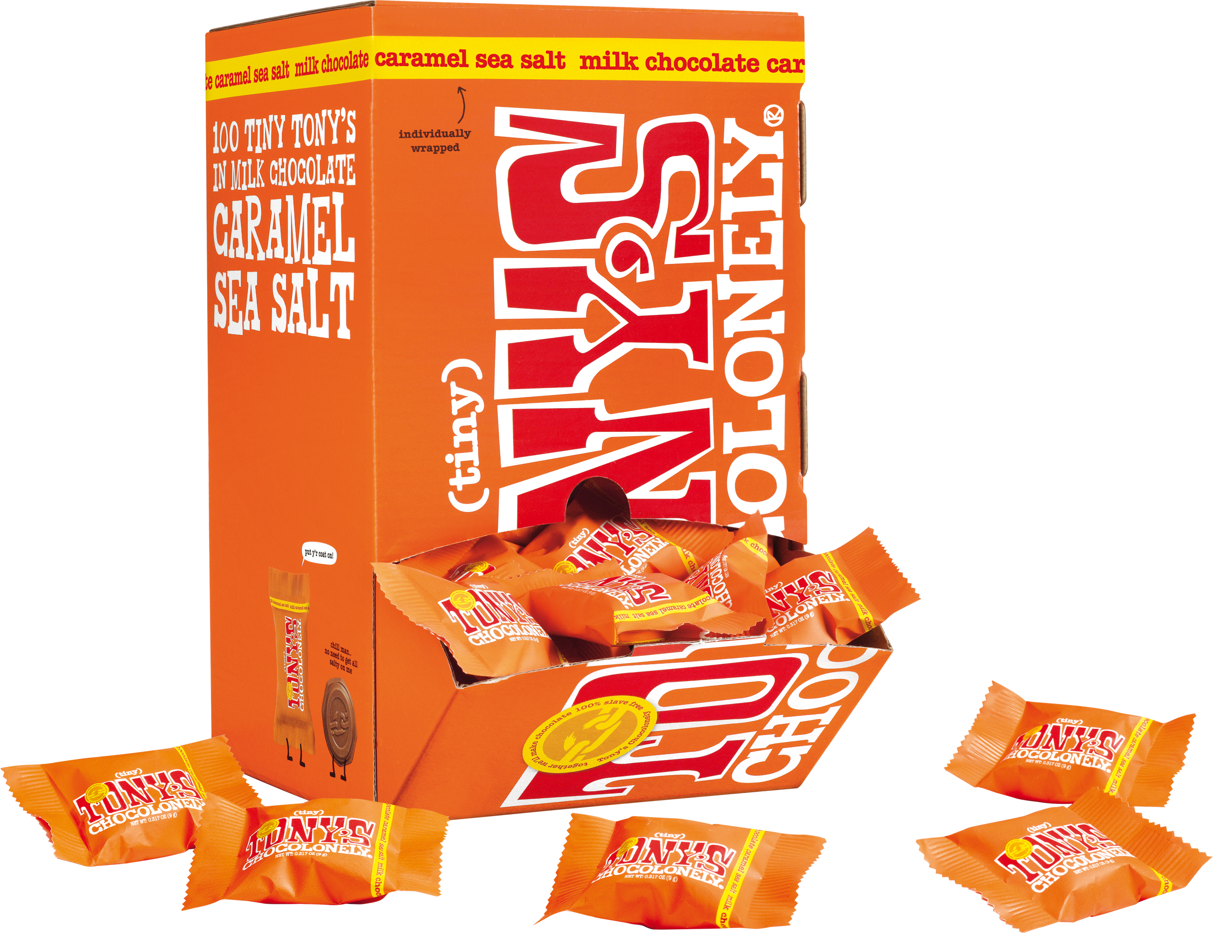 Tiny Tony's milk caramel sea salt-Tony’s Chocolonely United Kingdom