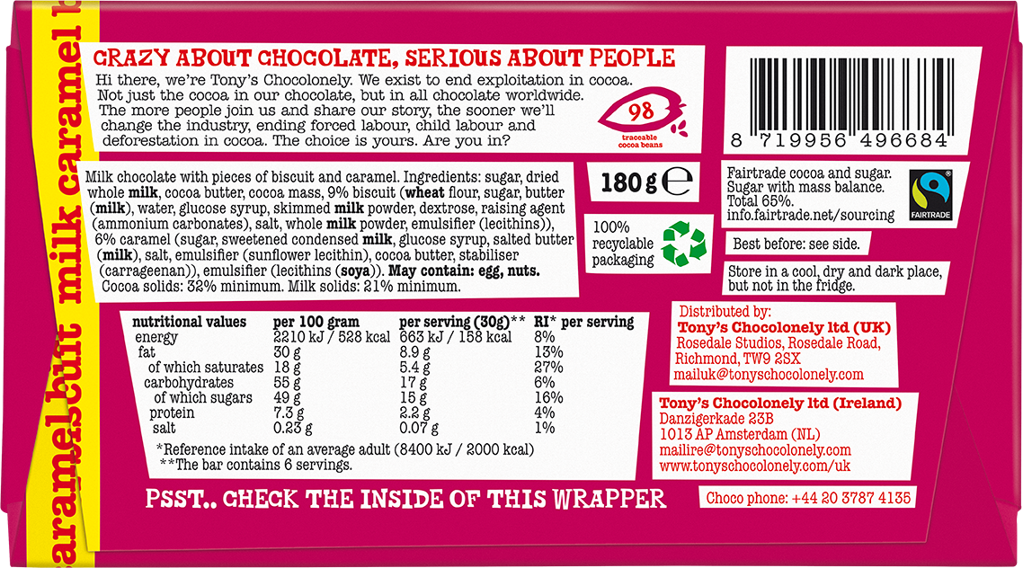 milk caramel biscuit 32%