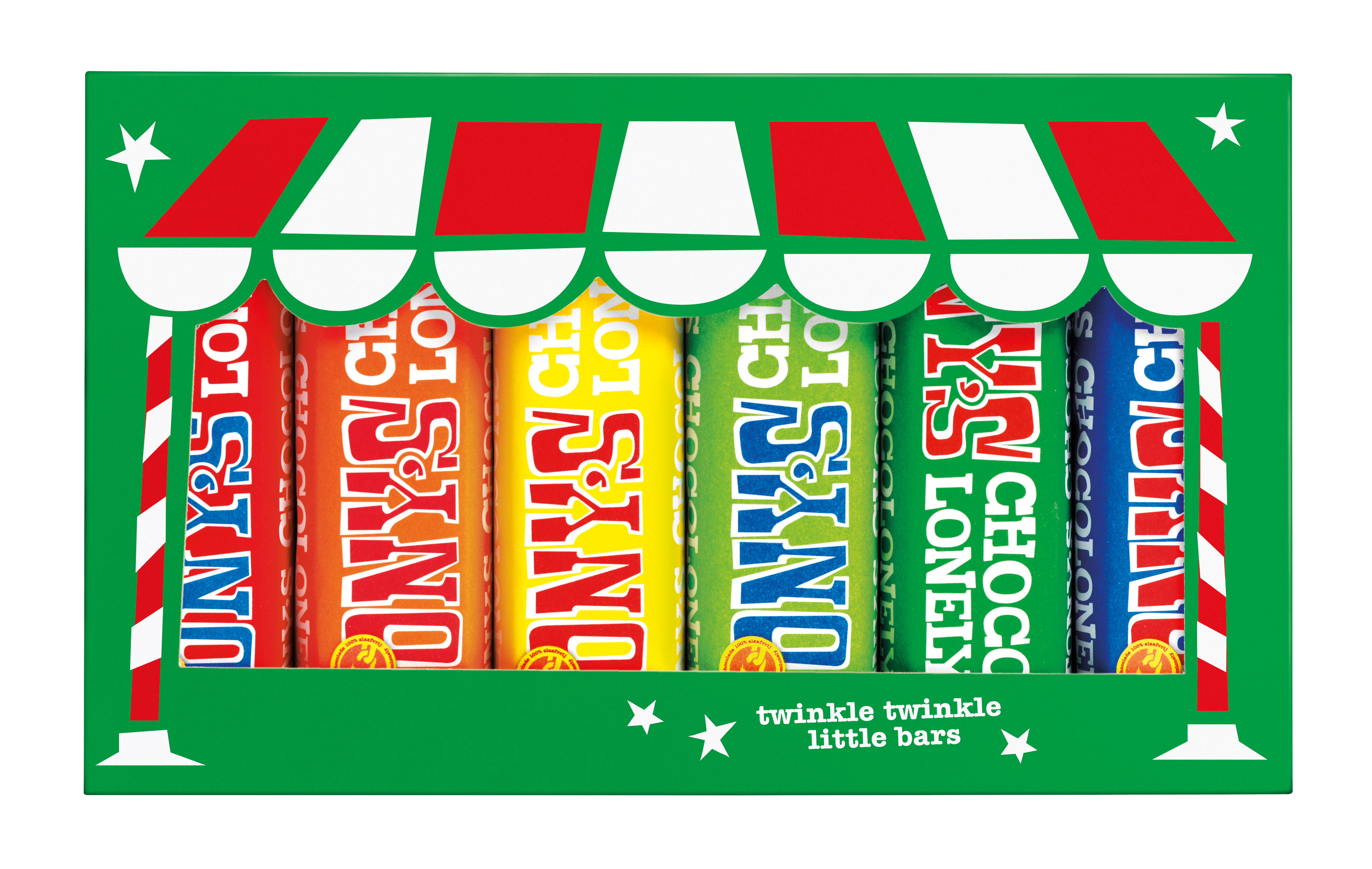 Christmas rainbow tasting pack-Tony’s Chocolonely United Kingdom