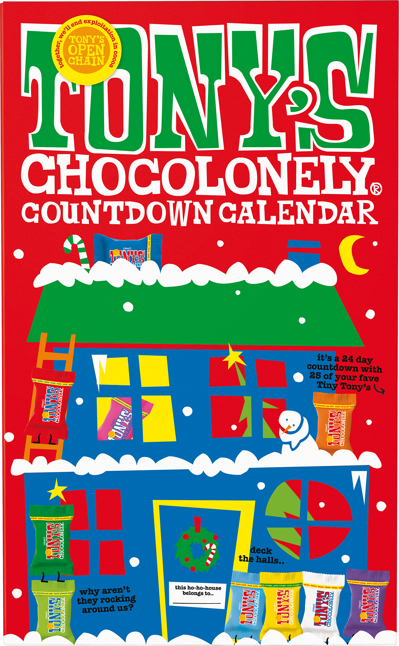 Tiny's Countdown Calendar-Tony’s Chocolonely United Kingdom