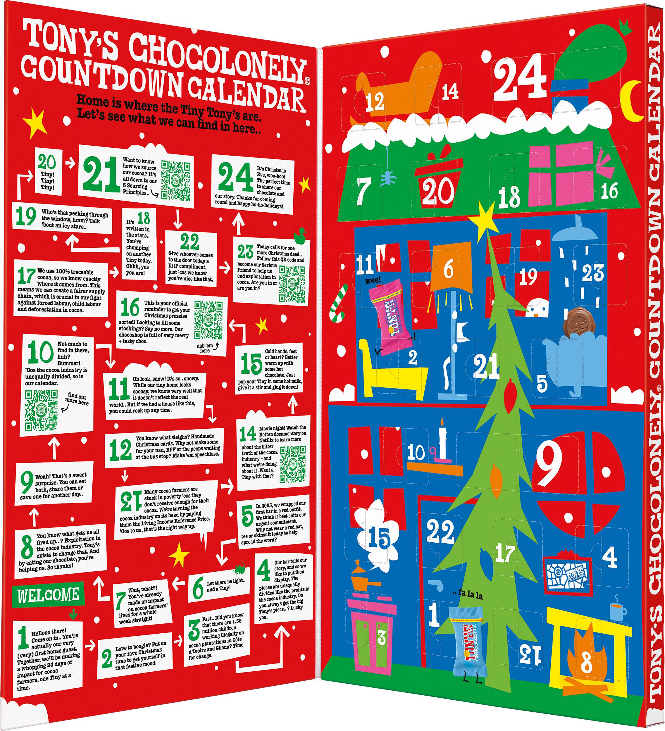 Tiny's Countdown Calendar-Tony’s Chocolonely United Kingdom