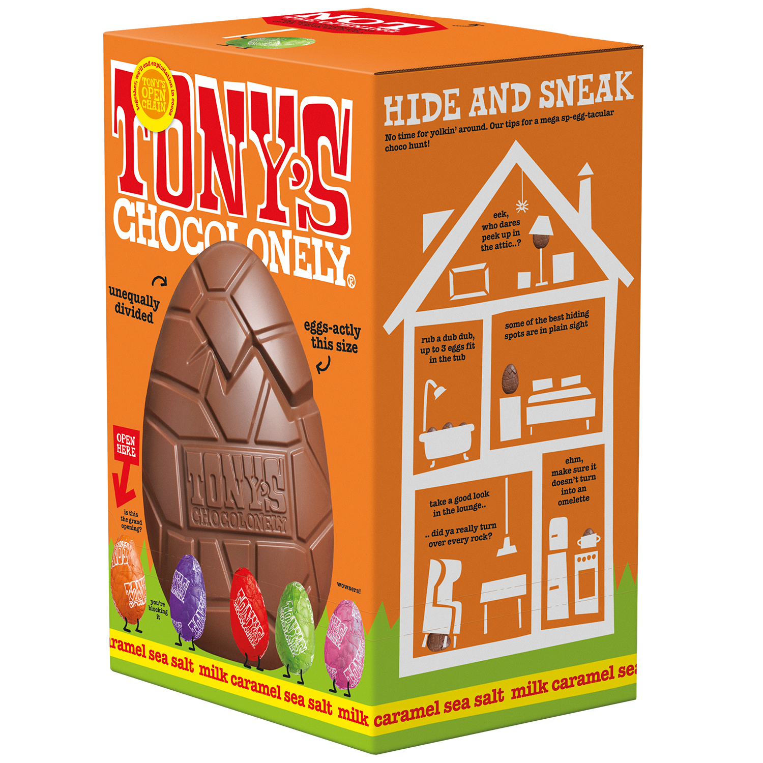 milk caramel sea salt chocolate easter egg-Tony’s Chocolonely United Kingdom