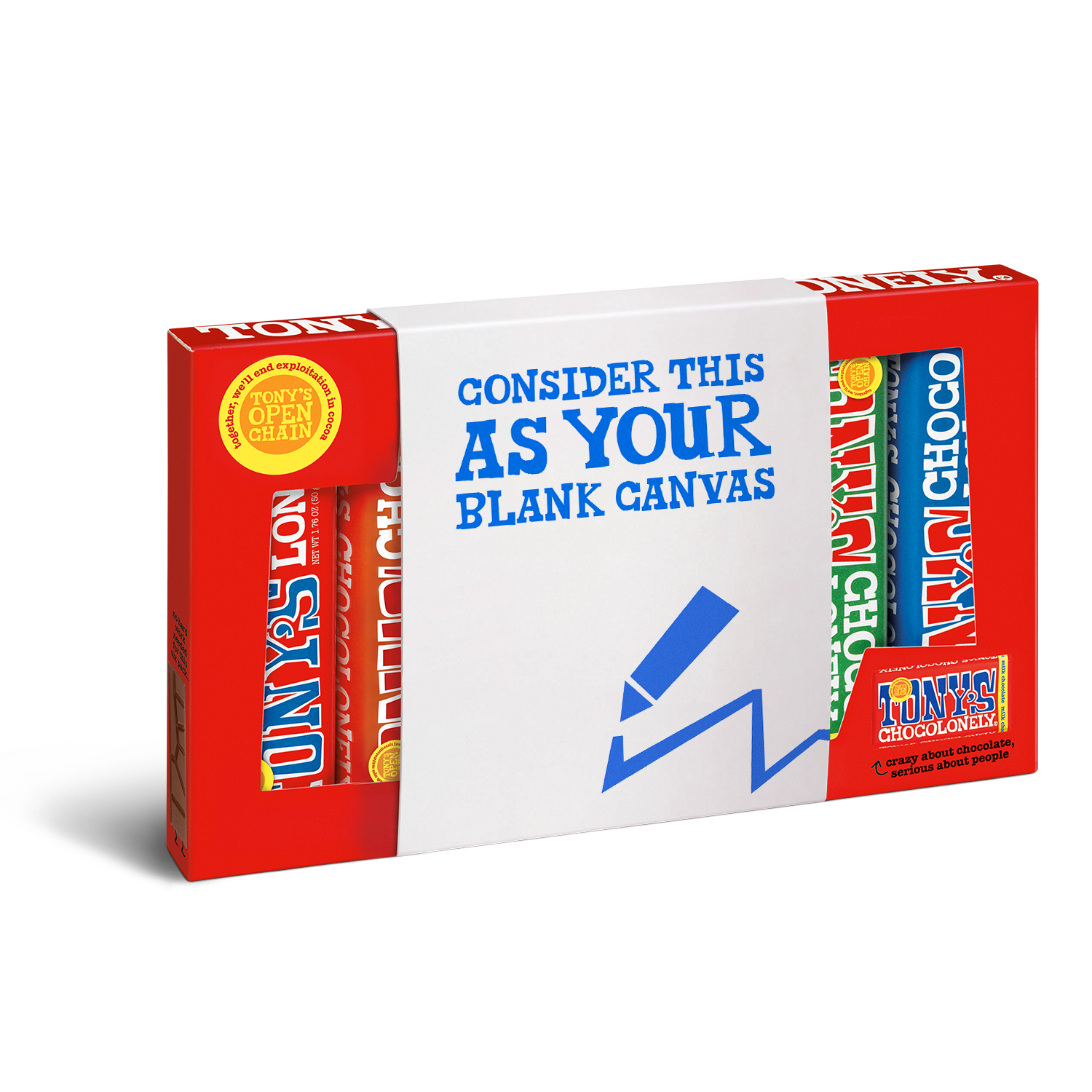 personalised chocolate gift box – 6 small bars