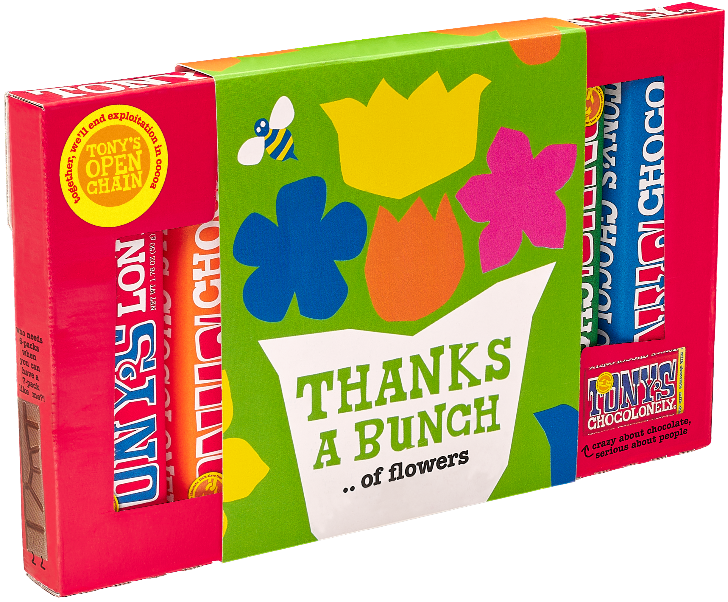 thank you chocolate small bar tasting pack - Tony's Chocolonely