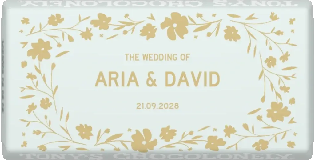 floral wedding favour