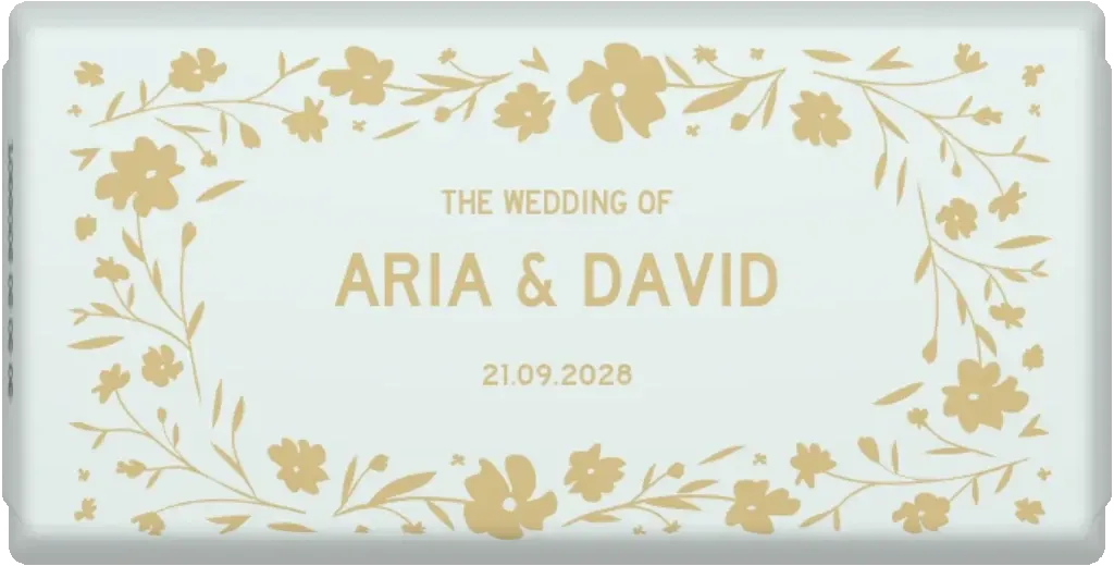 floral wedding favour