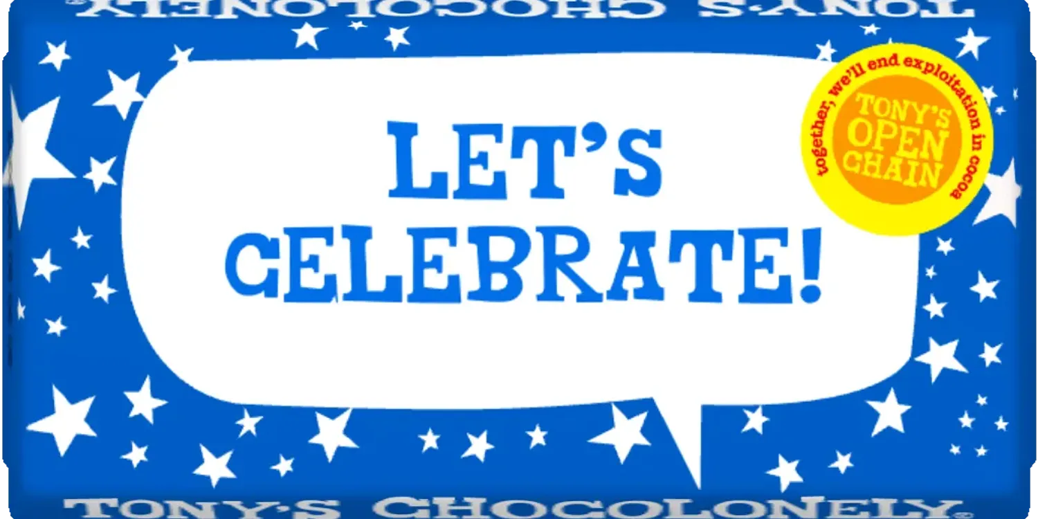 let's celebrate!-Tony’s Chocolonely United Kingdom