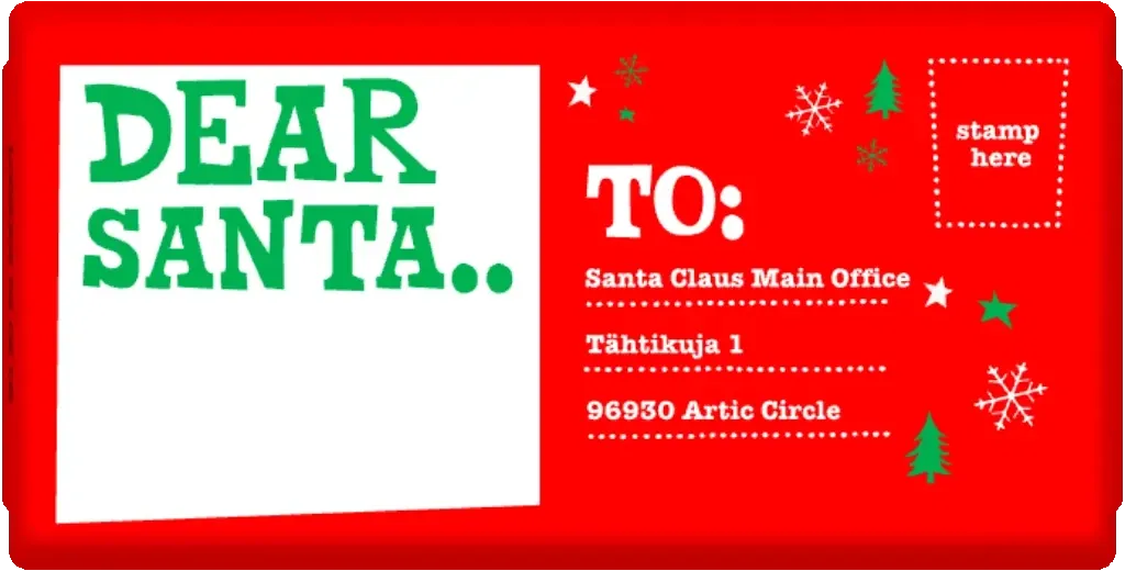 Dear Santa-Tony’s Chocolonely United Kingdom