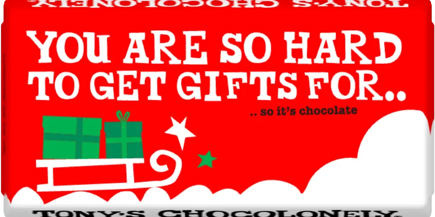 You are so hard to get gifts for-Tony’s Chocolonely United Kingdom