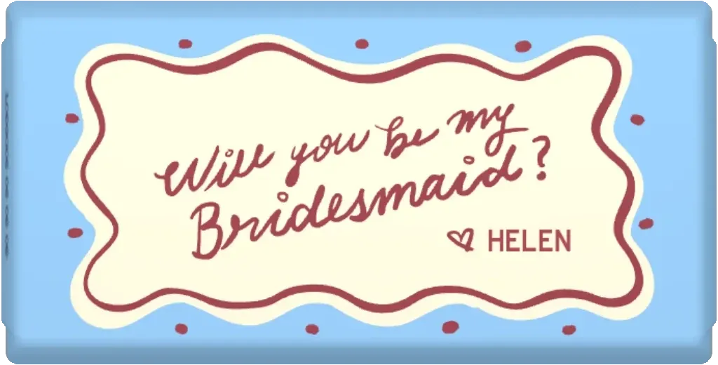 will you be my bridesmaid?