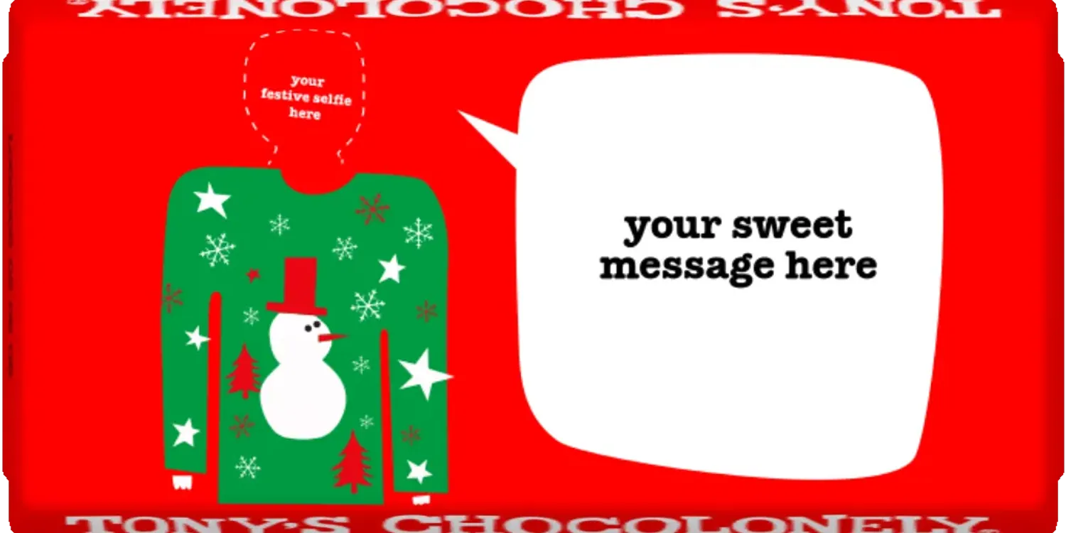 christmas jumper-Tony’s Chocolonely United Kingdom