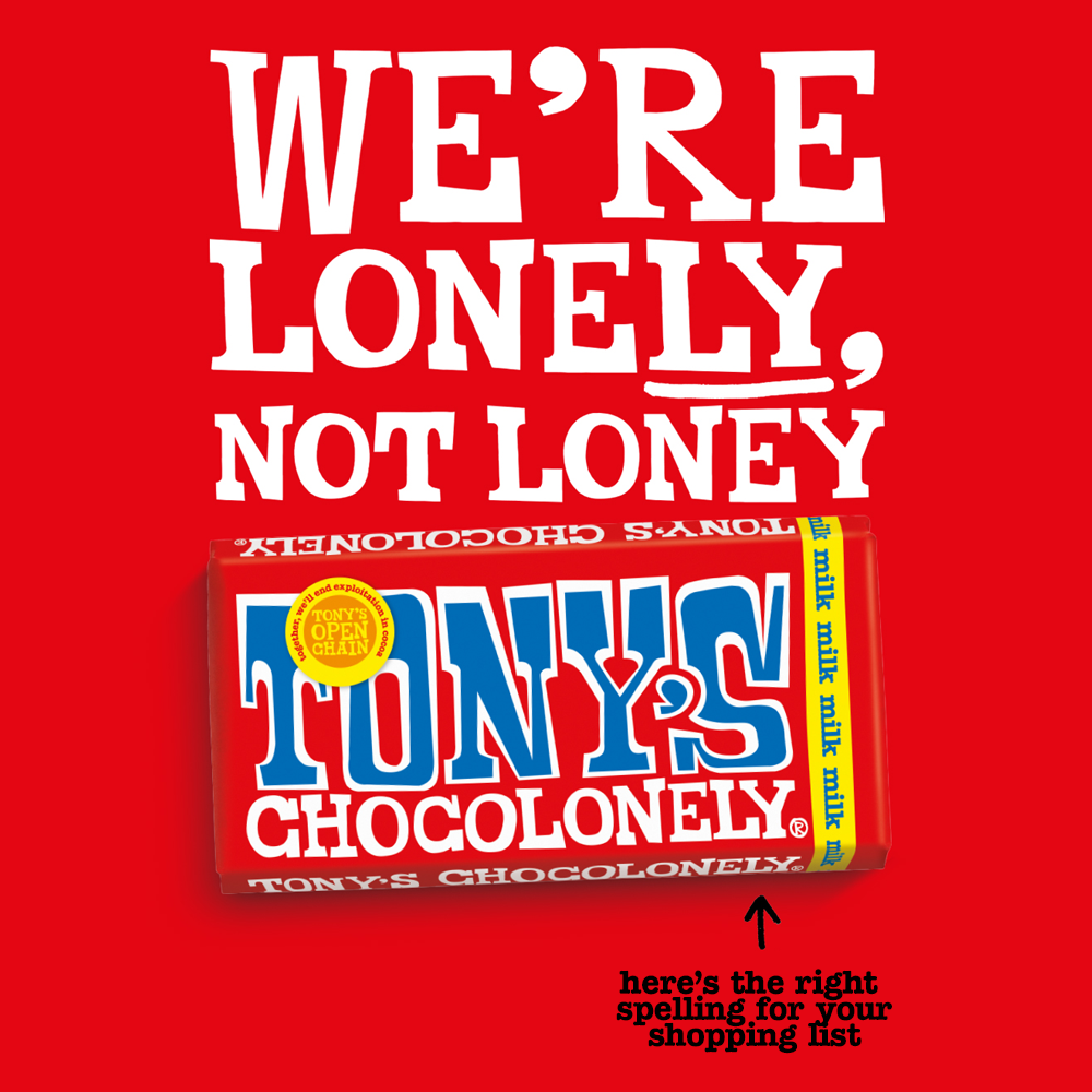 PSA: it’s ChocoloneLy (not Chocoloney)-Tony’s Chocolonely United Kingdom