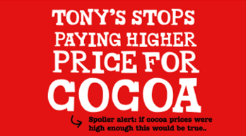 Why we won't stop paying a higher price for cocoa..-Tony’s Chocolonely United Kingdom