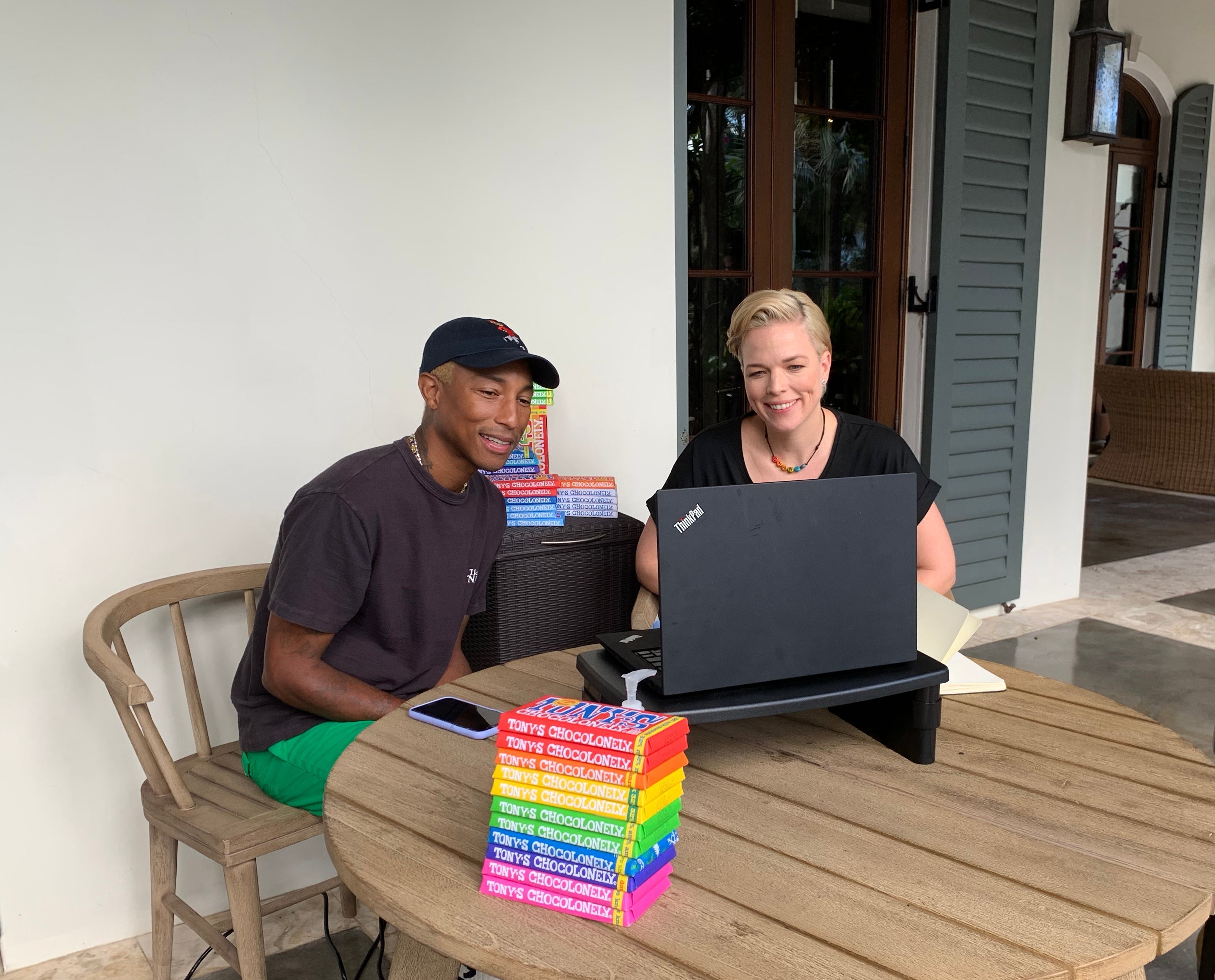 Tony's and Pharrell Williams - getting down to business-Tony’s Chocolonely United Kingdom