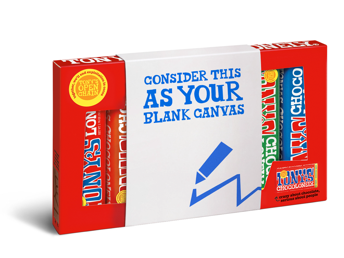 Tony's Chocolonely Rainbow Tasting Pack