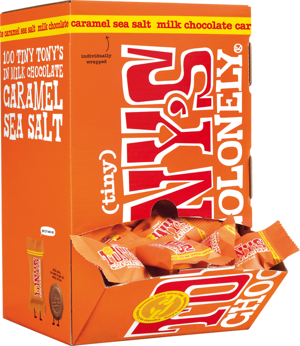 Tiny Tony's milk caramel sea salt-Tony’s Chocolonely United Kingdom