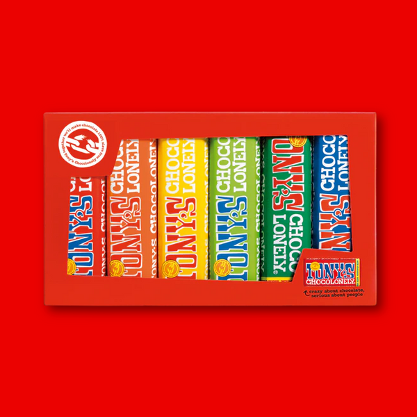 small chocolate bar rainbow gift pack 6x47/50g