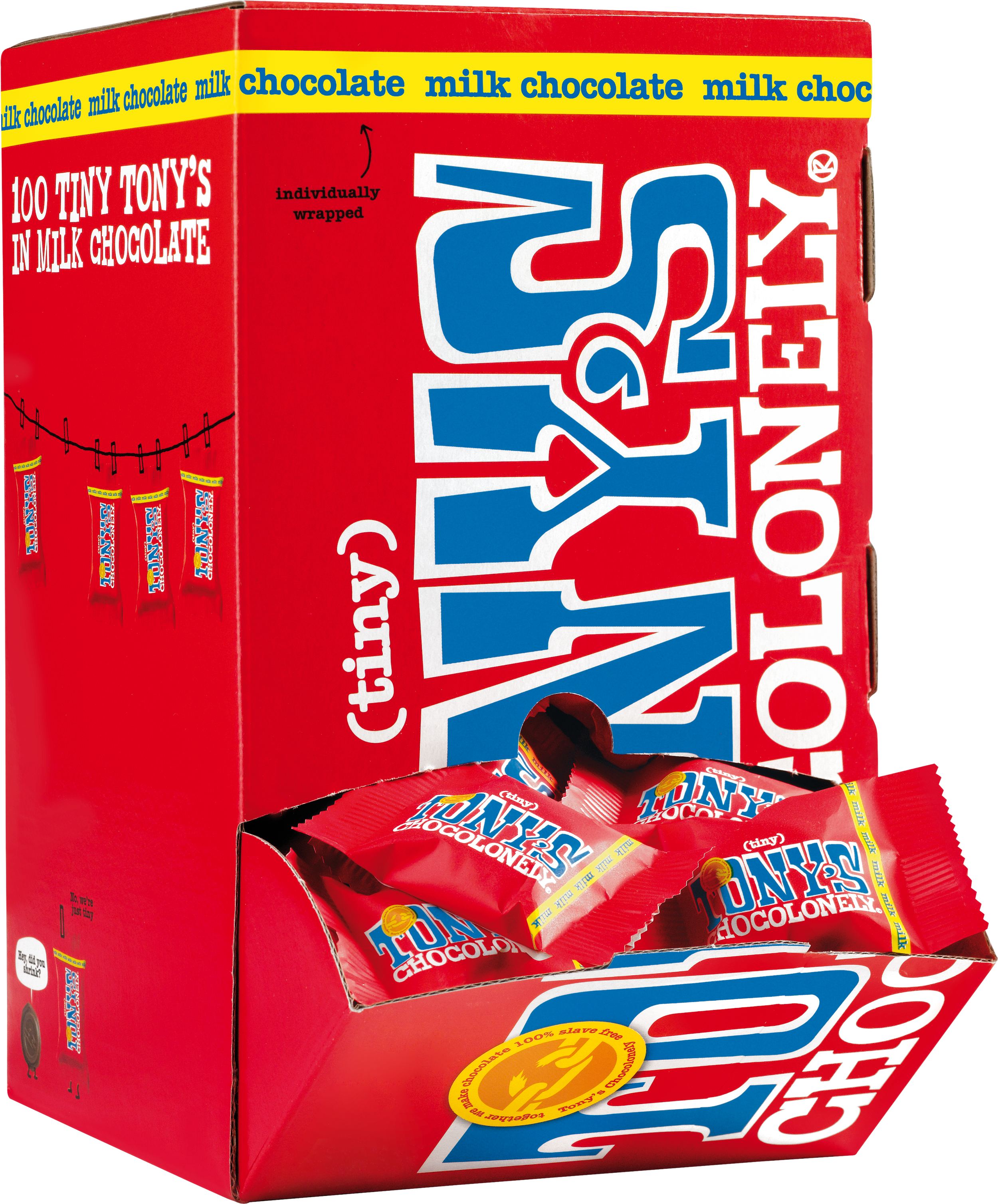 Tiny Tony’s milk chocolate 32%-Tony’s Chocolonely United Kingdom