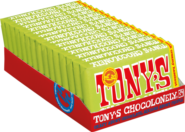 milk creamy hazelnut crunch 32%-Tony’s Chocolonely United Kingdom