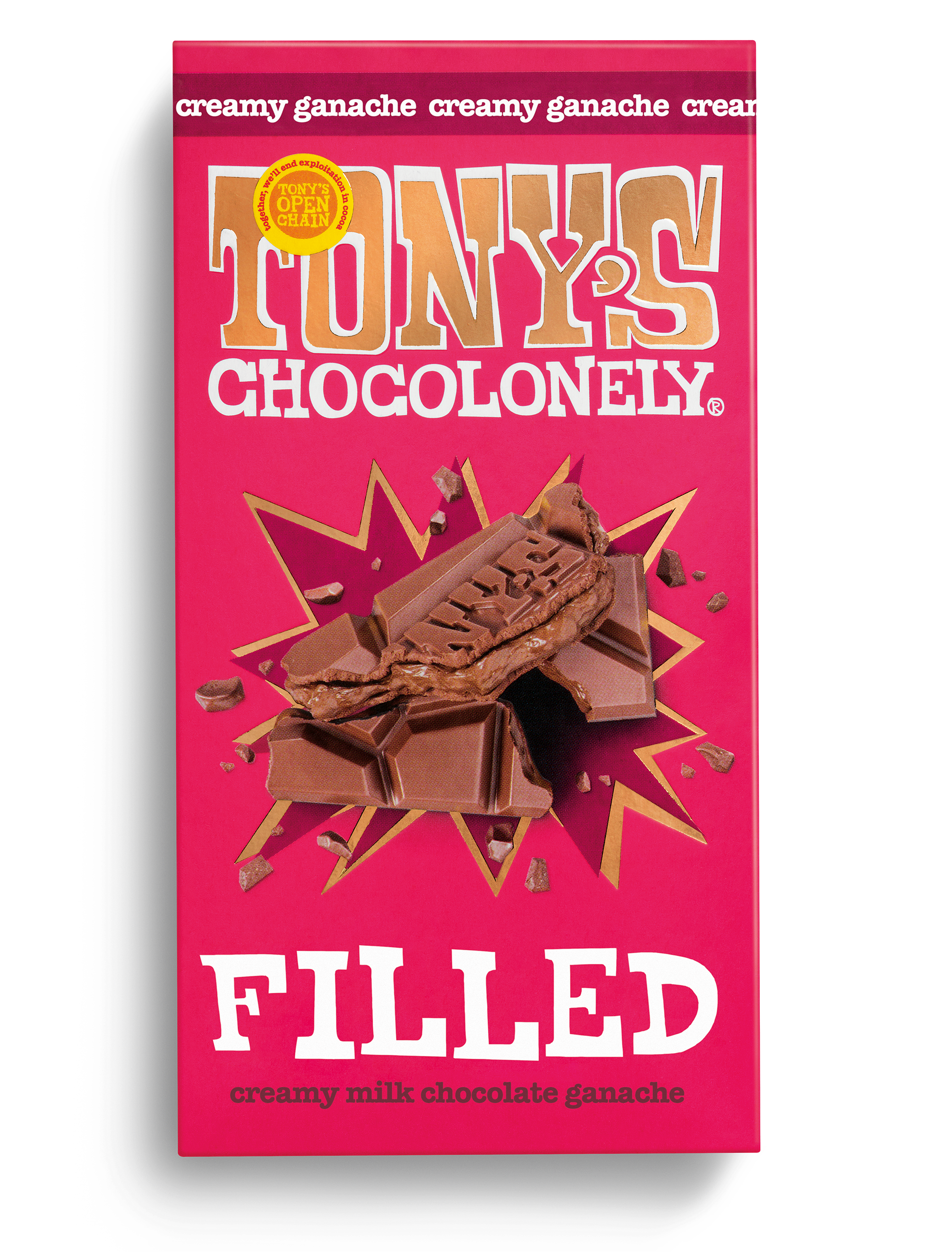 creamy milk chocolate ganache