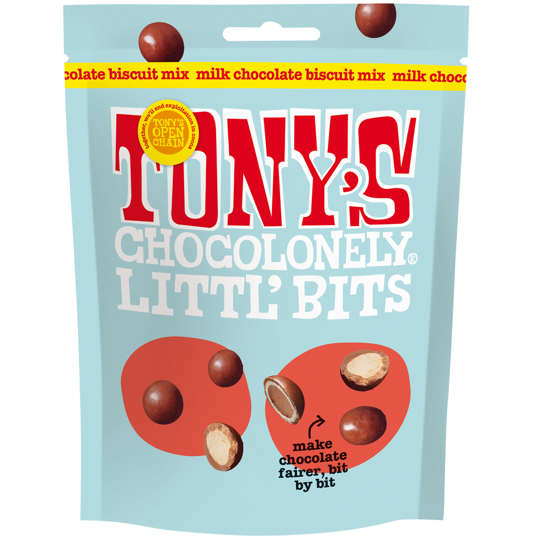 Littl' Bits Milk Chocolate Biscuit Mix – Tony’s Chocolonely UK