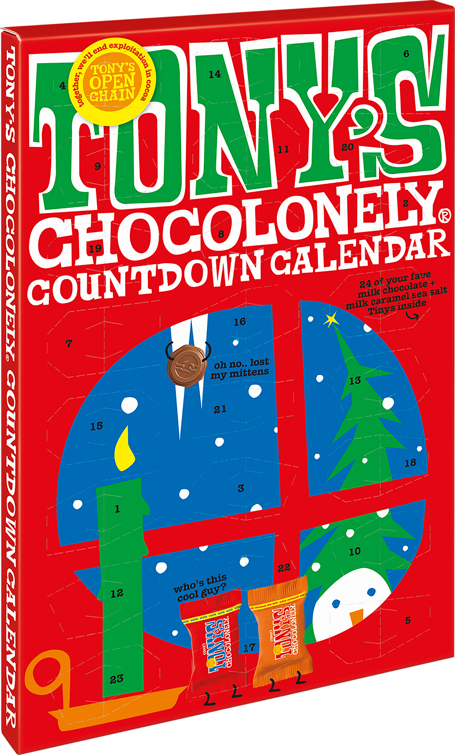 new smaller countdown calendar-Tony’s Chocolonely United Kingdom