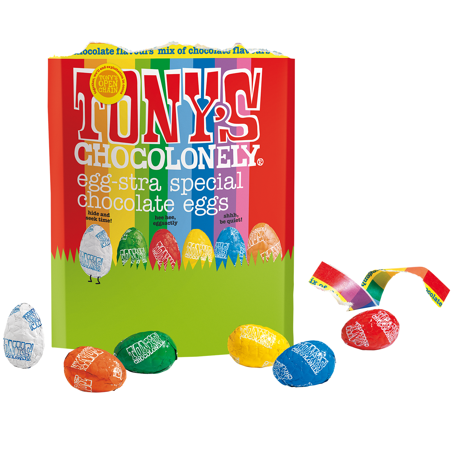 Easter eggs mix pouch