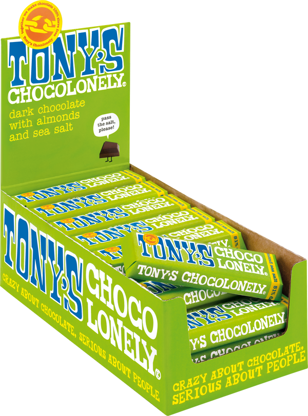 dark almond sea salt 51%-Tony’s Chocolonely United Kingdom