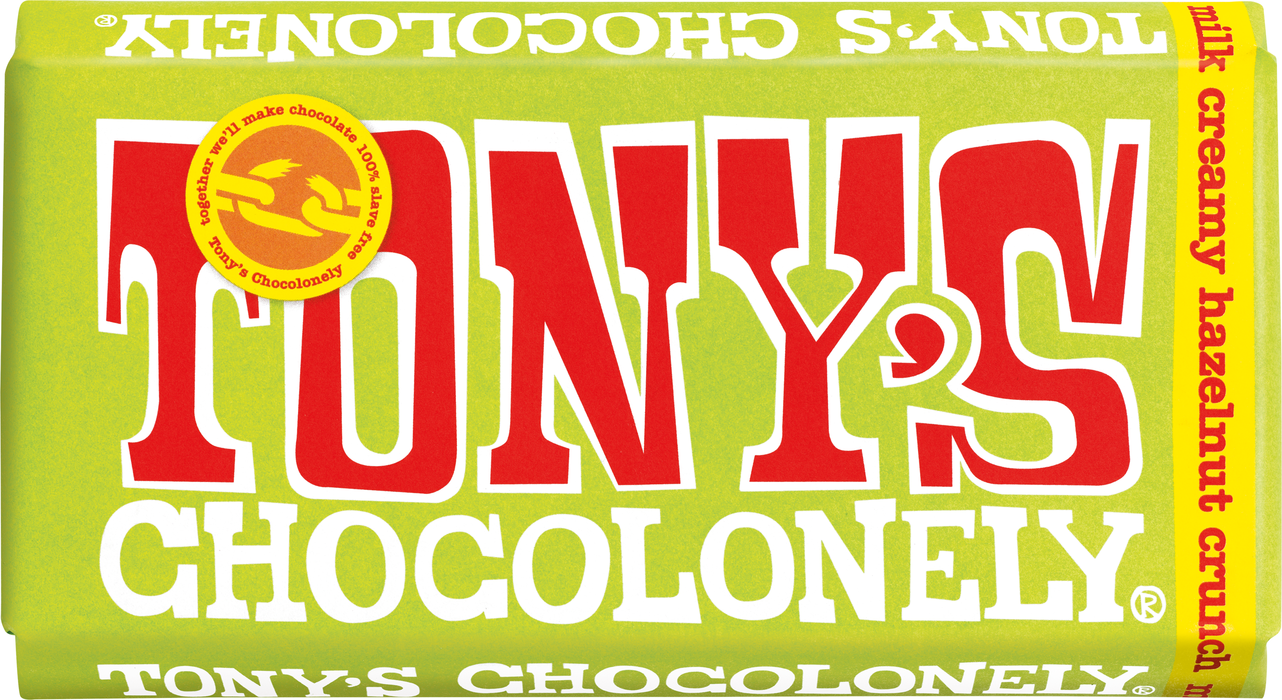 milk creamy hazelnut crunch 32%-Tony’s Chocolonely United Kingdom