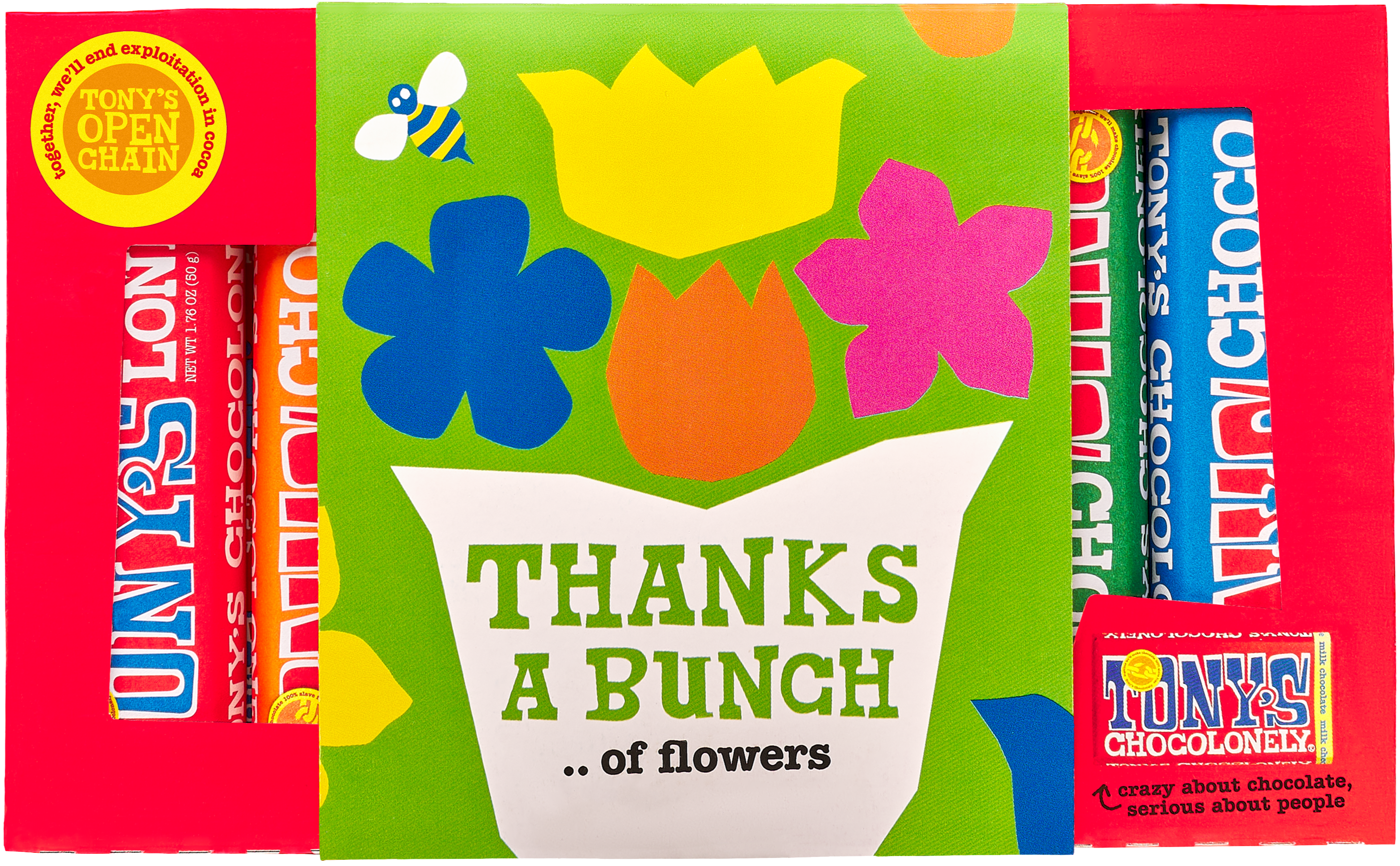 thank you small bar tasting pack - Tony's Chocolonely