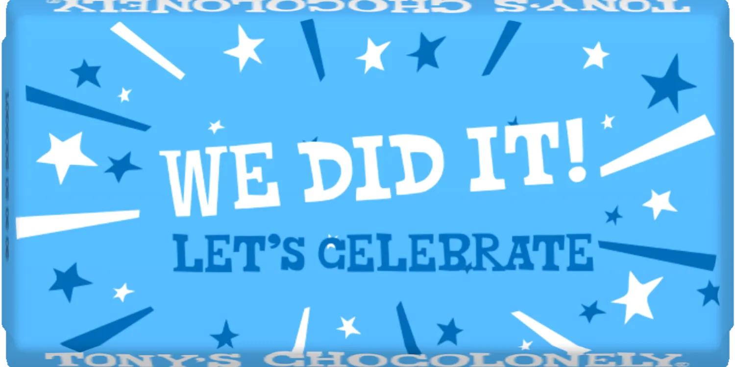 we did it!-Tony’s Chocolonely United Kingdom