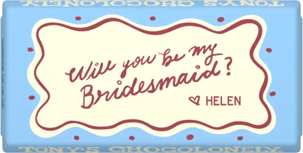 will you be my bridesmaid?