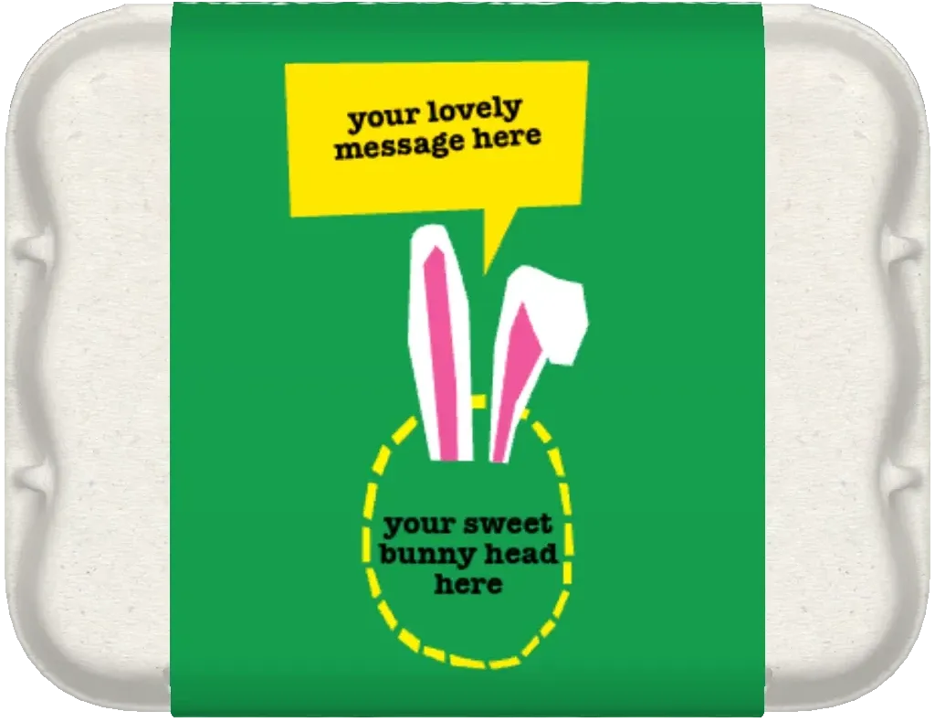 the Easter bunny egg box